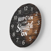 Bigfoot Sasquatch Wall Clock Grote Klok (Hoek)