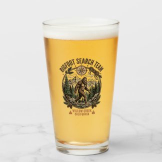 Bigfoot Sasquatch Wandelzoekteam Glas