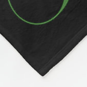 Bigfoot Sasquatch Yeti Believe Candy Cane Christma Fleece Deken (Hoek)