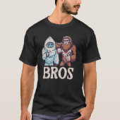 Bigfoot Sasquatch Yeti Bros Funny Brothers Mannen T-shirt (Voorkant)