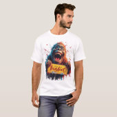Bigfoot Sasquatch Yeti Monster Creature T-shirt (Voorkant volledig)
