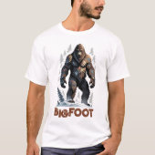 Bigfoot Sasquatch Yeti Monster Creature T-shirt (Voorkant)