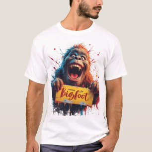 Bigfoot Sasquatch Yeti Monster Wezen T-shirt