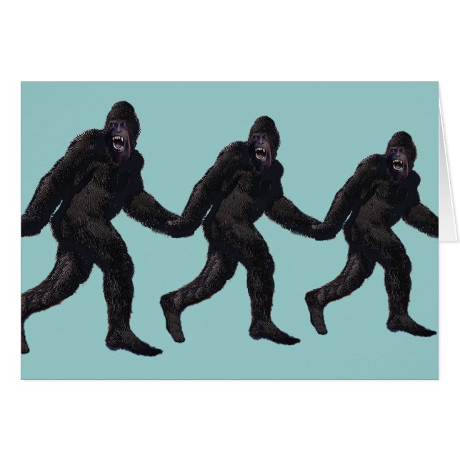 Bigfoot Sasquatch Yetti (Voorkant Horizontaal)