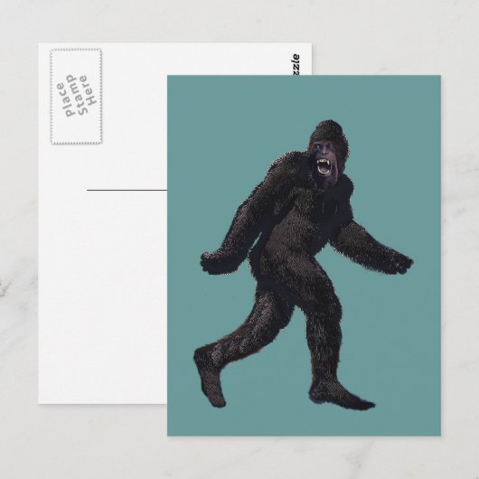 Bigfoot Sasquatch Yetti Briefkaart (Voorkant / Achterkant)