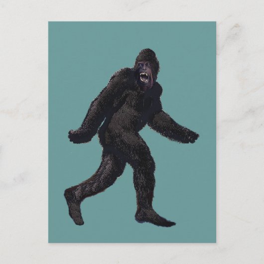 Bigfoot Sasquatch Yetti Briefkaart (Voorkant)