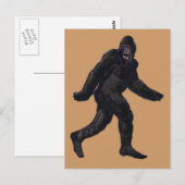 Bigfoot Sasquatch Yetti Briefkaart (Voorkant / Achterkant)