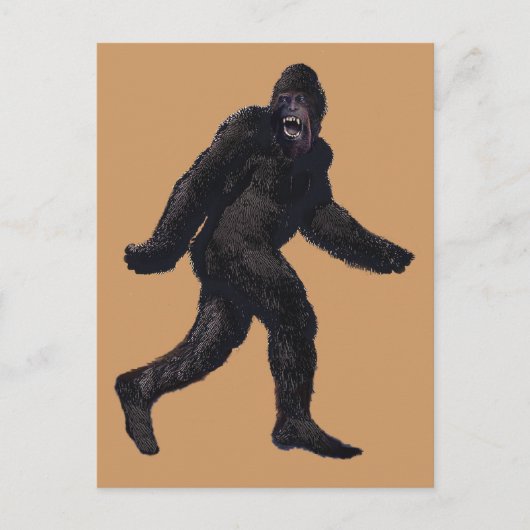 Bigfoot Sasquatch Yetti Briefkaart (Voorkant)
