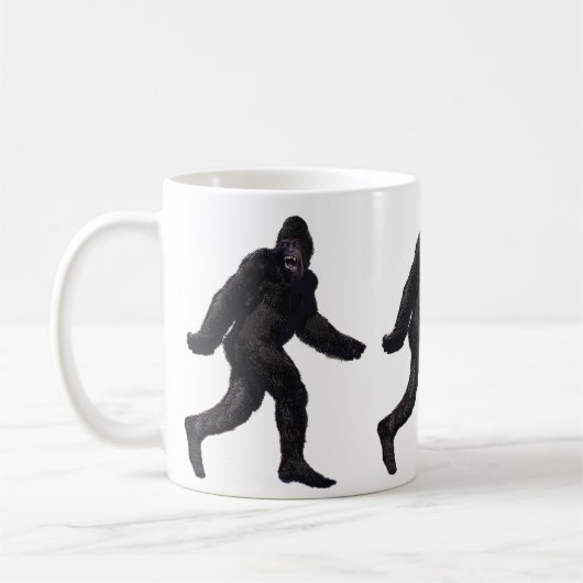 Bigfoot Sasquatch Yetti Koffiemok (Links)