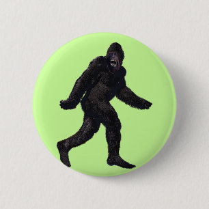 Bigfoot Sasquatch Yetti Ronde Button 5,7 Cm
