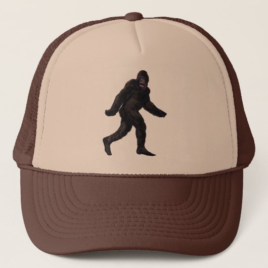 Bigfoot Sasquatch Yetti Trucker Pet (Voorkant)
