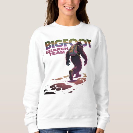 Bigfoot Sasquatch Zoekteam Trui (Voorkant)