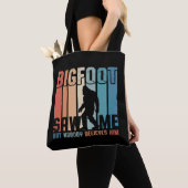 Bigfoot Saw Me But Nobody Believes Him Tote Bag (Dichtbij)