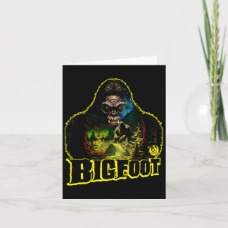 Bigfoot Scary Camping Forest Bossen Sasquatch Tent Kaart