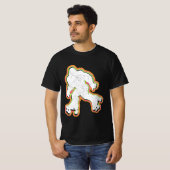 Bigfoot Schaats Sasquatch  Rolschaatsen 80s T-shirt (Voorkant volledig)