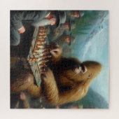 Bigfoot schaken legpuzzel (Horizontaal)