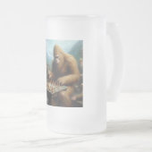 Bigfoot schaken matglas bierpul (Voorkant rechts)