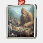 Bigfoot schaken metalen ornament (Links)