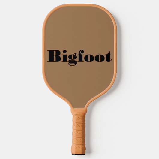 Bigfoot schaken pickleball paddle (Achterkant)