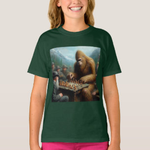Bigfoot schaken t-shirt