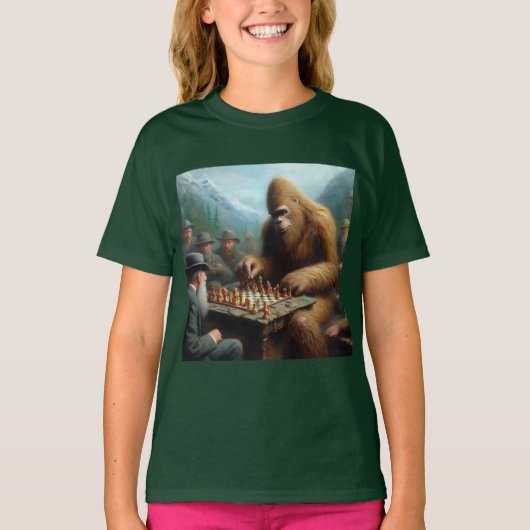 Bigfoot schaken t-shirt (Voorkant)