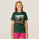 Bigfoot schaken t-shirt (Voorkant volledig)