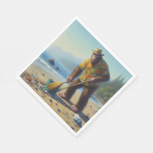 Bigfoot Schoonmaken van het strand Servet (Hoek)