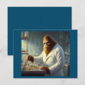 Bigfoot Scientist Briefkaart (Voorkant / Achterkant)