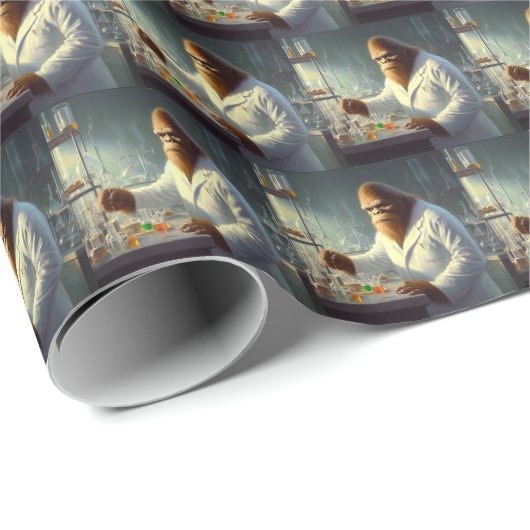 Bigfoot Scientist Cadeaupapier (Rol Hoek)
