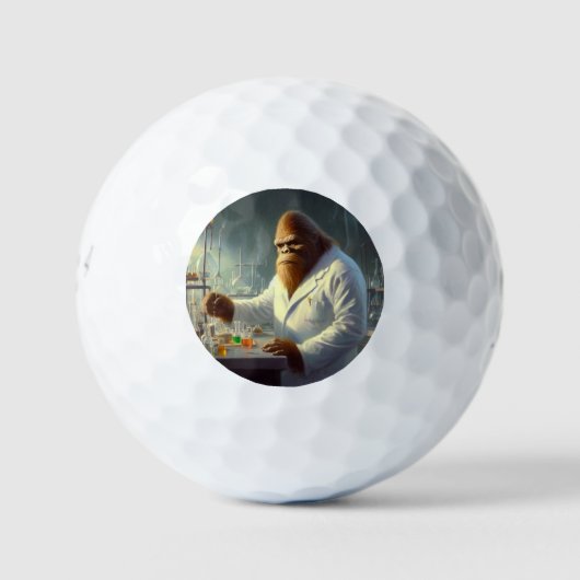 Bigfoot Scientist Golfballen (Voorkant)