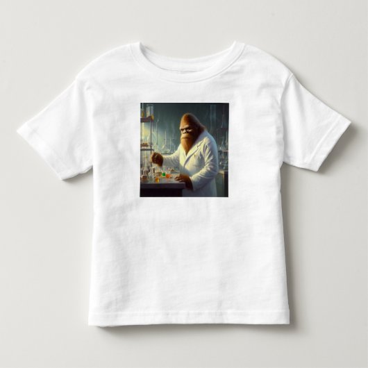 Bigfoot Scientist Kinder Shirts (Voorkant)