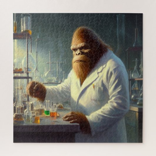 Bigfoot Scientist Legpuzzel (Verticaal)