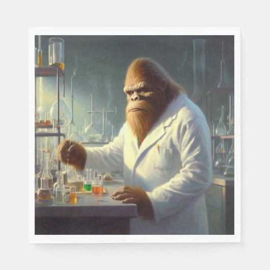 Bigfoot Scientist Servet (Voorkant)