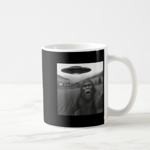 Bigfoot selfie met Alien Ufo Grappige Cadeaus Voor Koffiemok