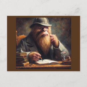 Bigfoot Sherlock Holmes Briefkaart