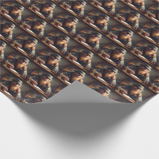 Bigfoot Sherlock Holmes Cadeaupapier (Hoek)