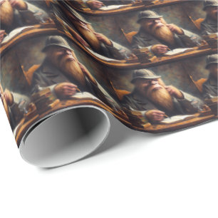 Bigfoot Sherlock Holmes Cadeaupapier