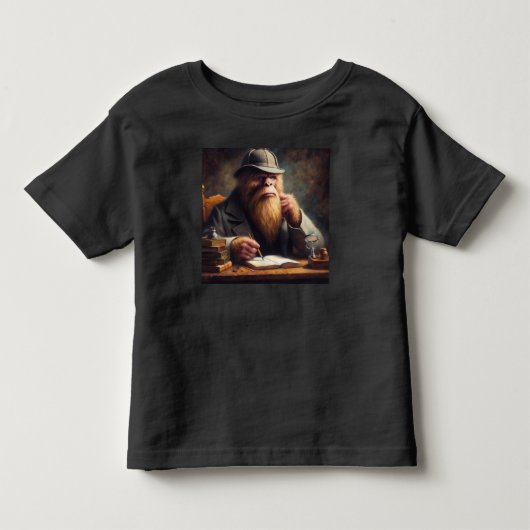 Bigfoot Sherlock Holmes Kinder Shirts (Voorkant)