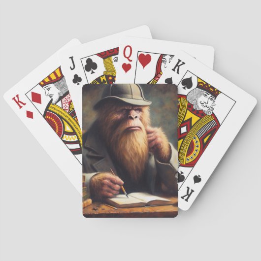 Bigfoot Sherlock Holmes Pokerkaarten (Achterkant)