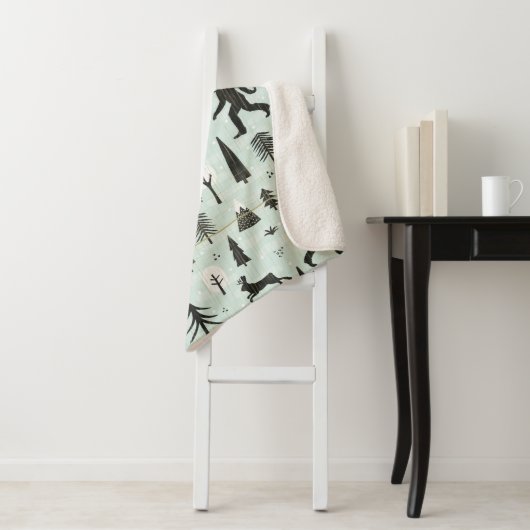 Bigfoot Sherpa Blanket Deken (In situ)