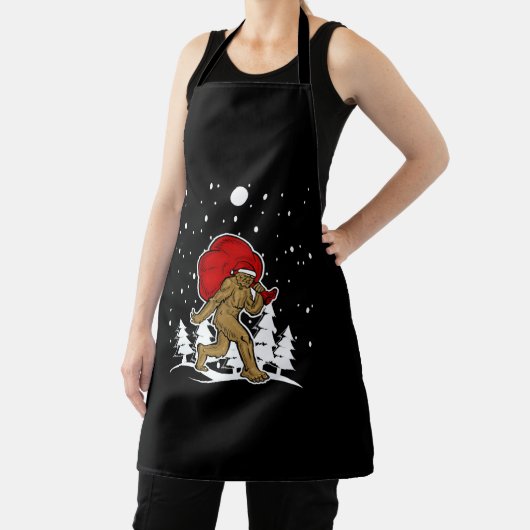 Bigfoot Shirt Holiday Party Yeti Tshirt Schort (Insitu)