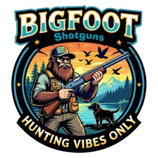 Bigfoot Shotguns Hunting Vibes Only T-shirt