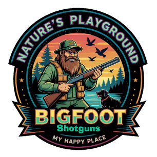 Bigfoot Shotguns Natures Playground Mijn Gelukkige T-shirt