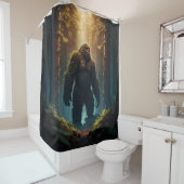 Bigfoot Shower Curtain Douchegordijn (In situ)