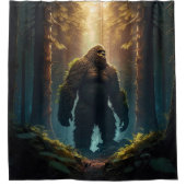 Bigfoot Shower Curtain Douchegordijn (Voorkant)