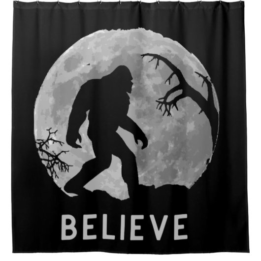 Bigfoot Shower Curtain Douchegordijn (Voorkant)