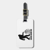 Bigfoot Shred-modus ingeschakeld Bagagelabel (Voorkant verticaal)