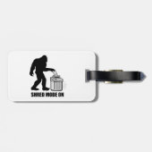 Bigfoot Shred-modus ingeschakeld Bagagelabel (Achterkant horizontaal)
