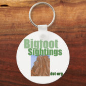 Bigfoot Sightings Logo Sleutelhanger (Voorkant)