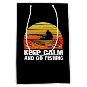 Bigfoot silhouet boottocht en vissen medium cadeauzakje